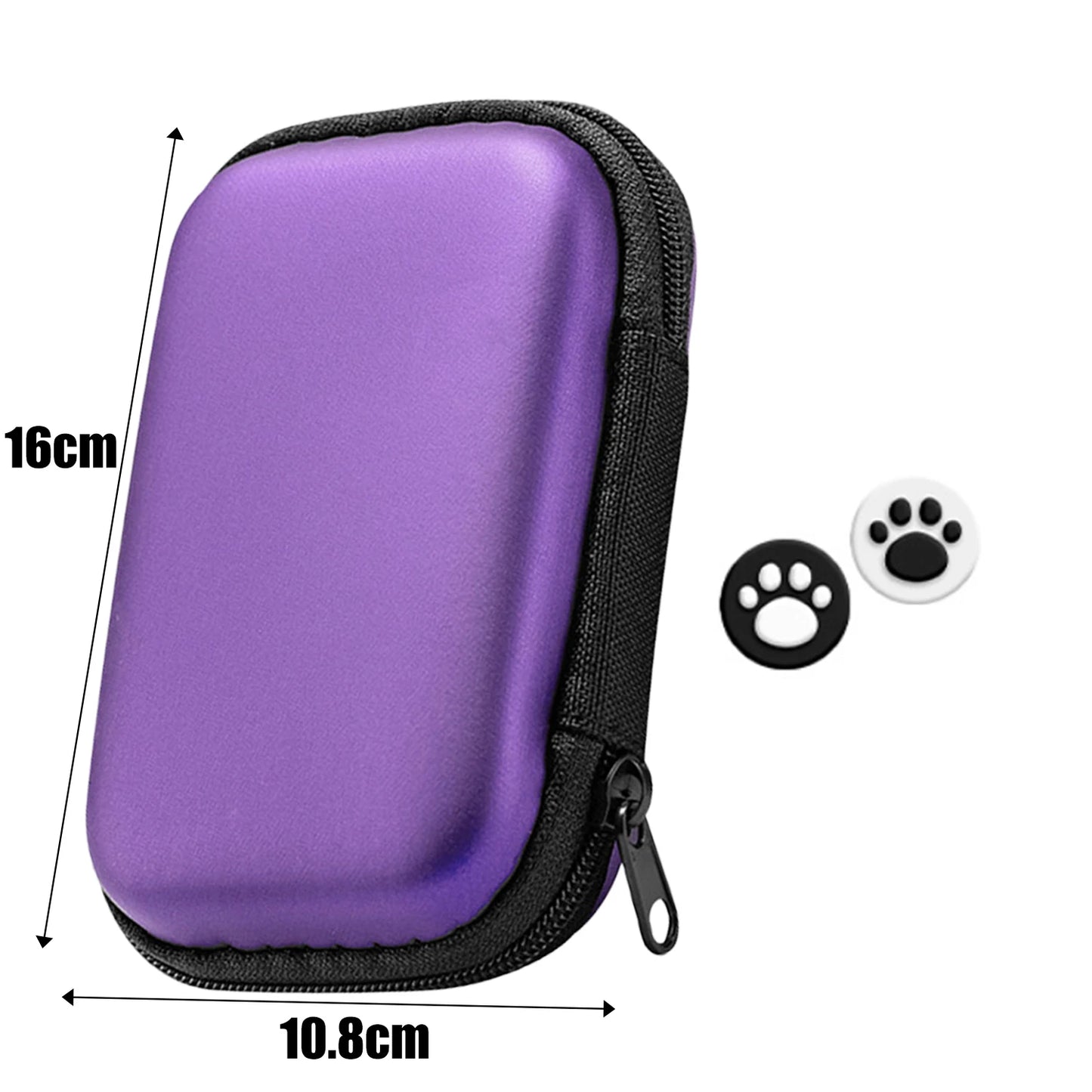 4 in 1 For R36S/R35S Screen Protector Tempered Glass Film & Game Console Storage Bag EVA Portable Protective Case For R36S/R35S