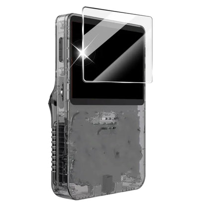 4 in 1 For R36S/R35S Screen Protector Tempered Glass Film & Game Console Storage Bag EVA Portable Protective Case For R36S/R35S