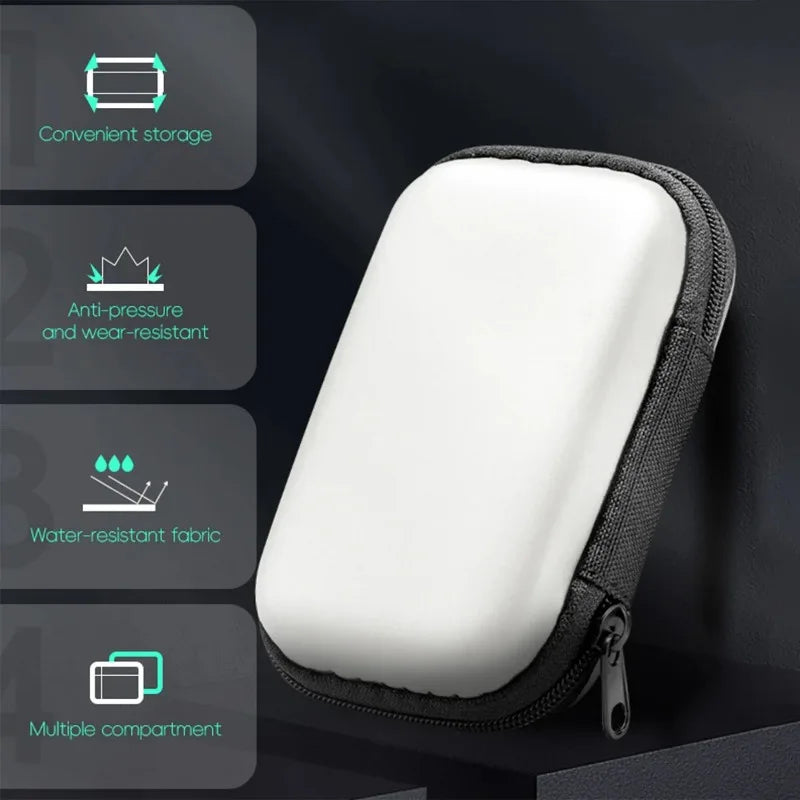 4 in 1 For R36S/R35S Screen Protector Tempered Glass Film & Game Console Storage Bag EVA Portable Protective Case For R36S/R35S