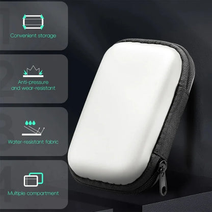4 in 1 For R36S/R35S Screen Protector Tempered Glass Film & Game Console Storage Bag EVA Portable Protective Case For R36S/R35S
