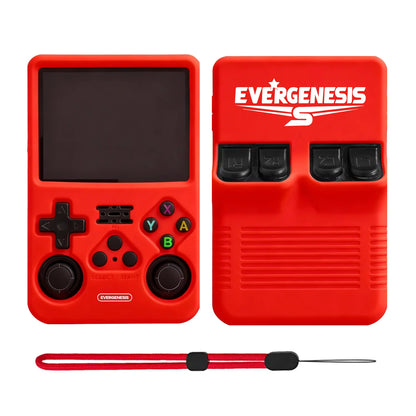 R36S Protective Case Set for R36S Handheld Game Console Silicone Cover EVA Carrying Bag Screen Protector Thumb Grips Accessories