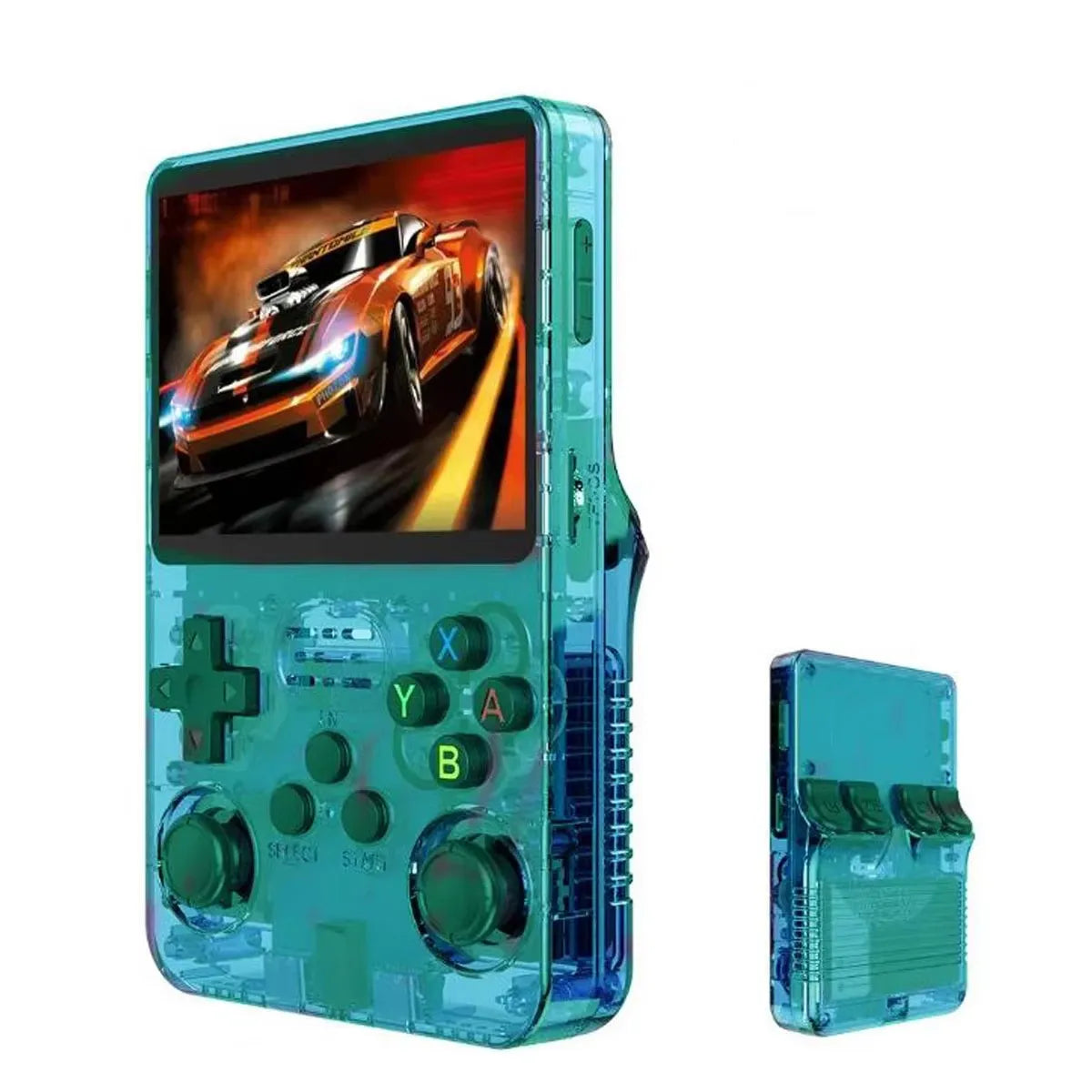 NAVOBUY R36S 3.5 Inch Retro Handheld Game Console 128GB Handheld Pocket Video