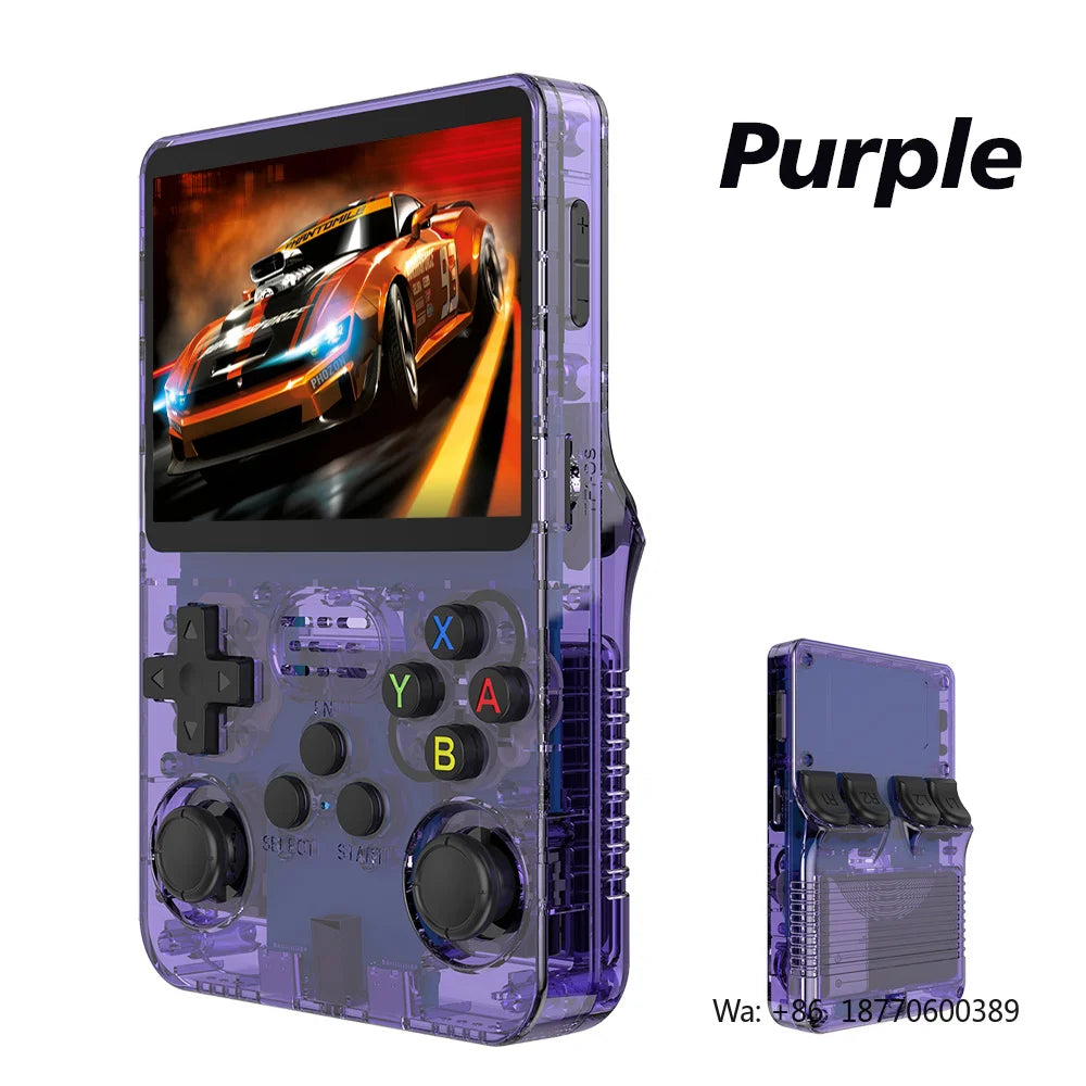 NAVOBUY R36S 3.5 Inch Retro Handheld Game Console 128GB Handheld Pocket Video