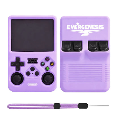 R36S Protective Case Set for R36S Handheld Game Console Silicone Cover EVA Carrying Bag Screen Protector Thumb Grips Accessories
