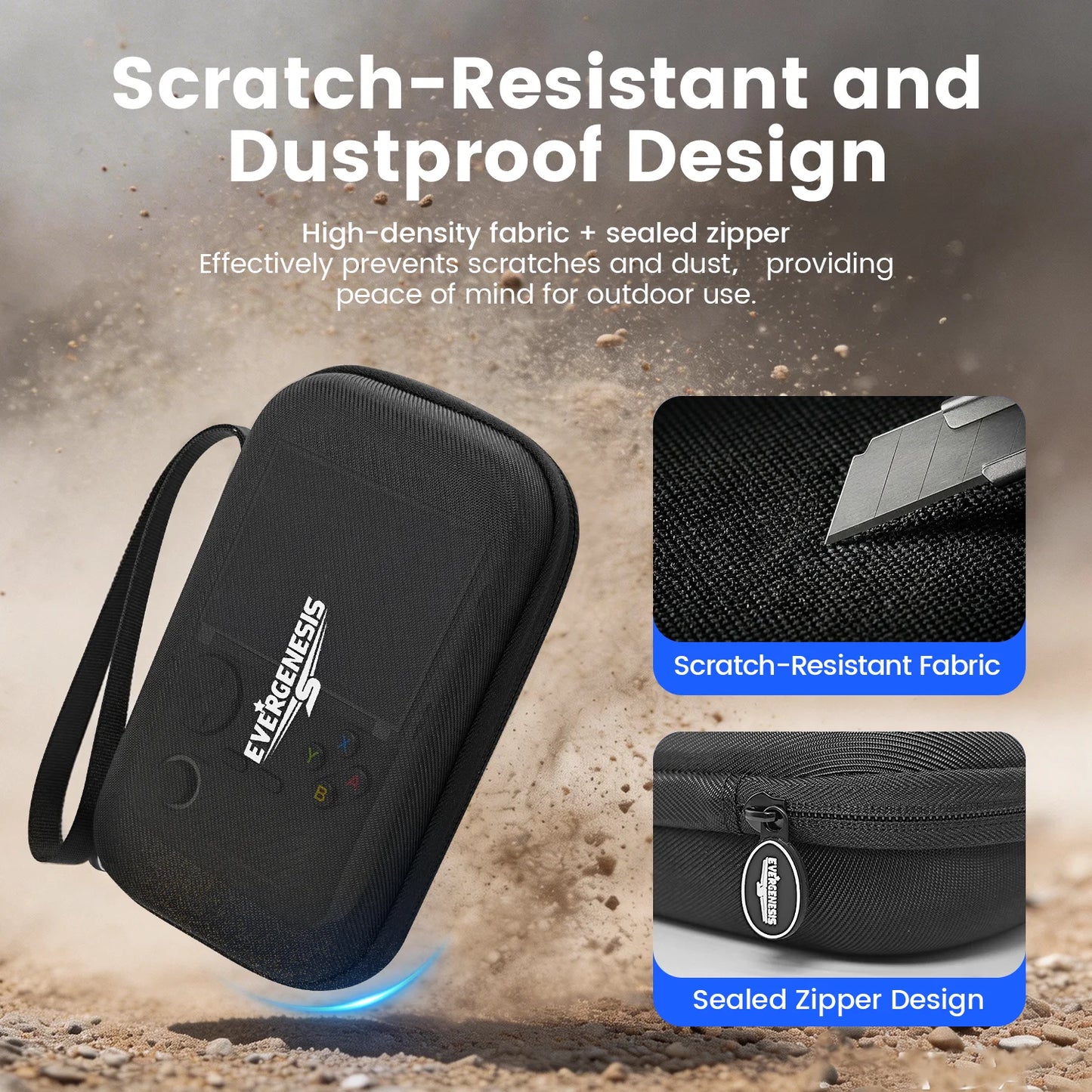 R36S Protective Case Set for R36S Handheld Game Console Silicone Cover EVA Carrying Bag Screen Protector Thumb Grips Accessories