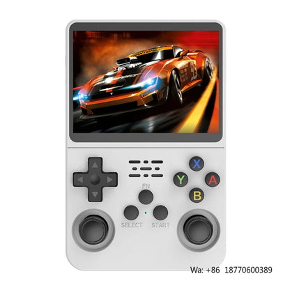 NAVOBUY R36S 3.5 Inch Retro Handheld Game Console 128GB Handheld Pocket Video